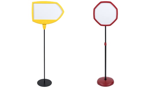 Magnetic Drywipe Safety Floor Signs