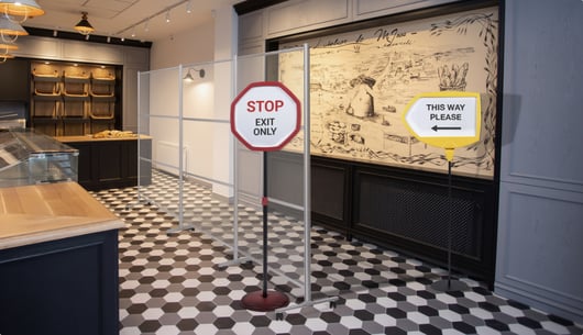 Magnetic Drywipe Safety Floor Signs