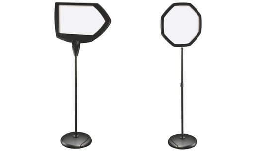 Magnetic Drywipe Floor Signs