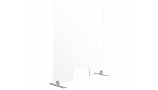 Protector Frameless Glass Countertop Barrier