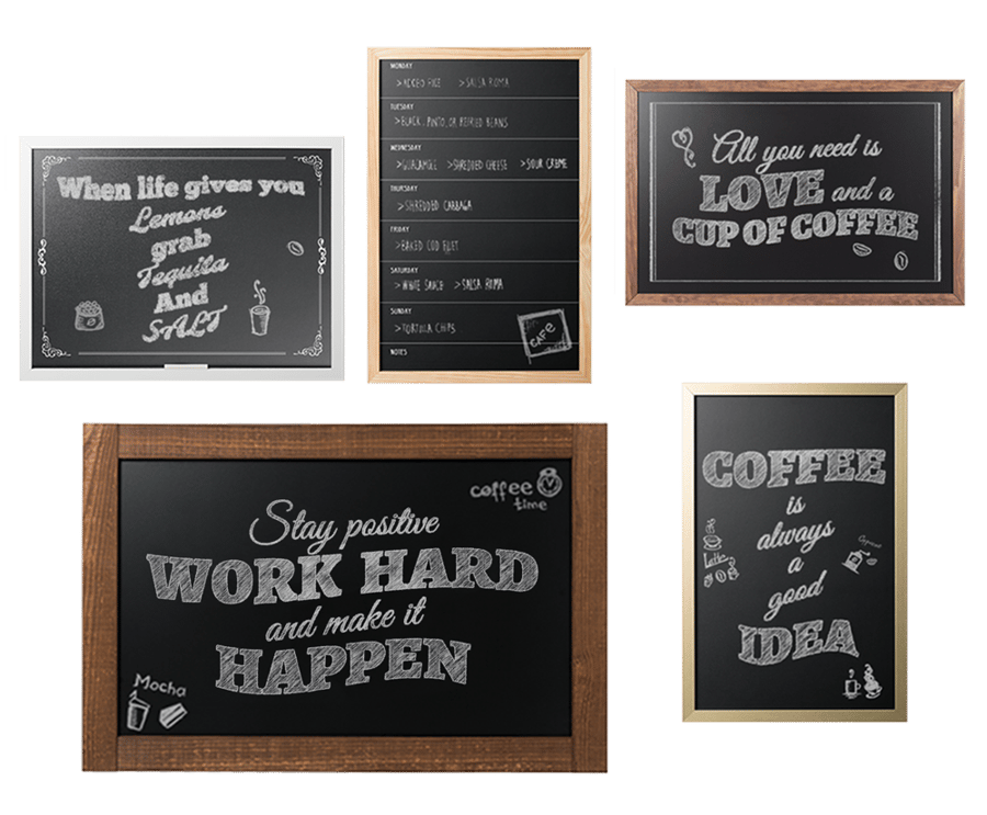 Tips gallery chalkboards