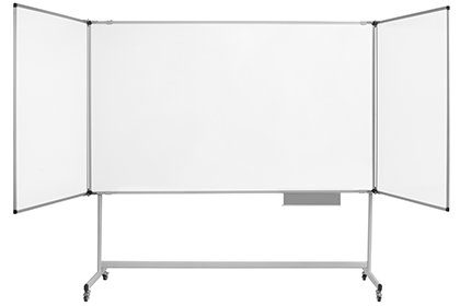 Maya-industrial- trio-whiteboard-with-structure-mobile-or-fixed